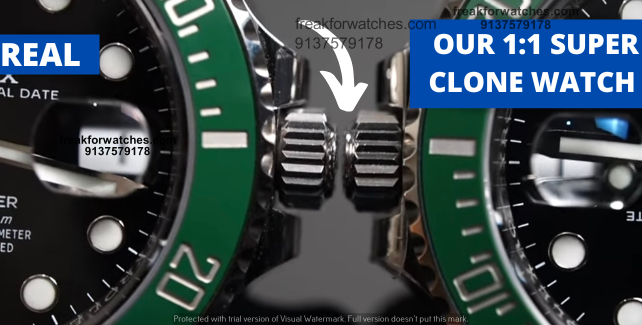 1 1 Super Clone Vs Original Rolex Comparison